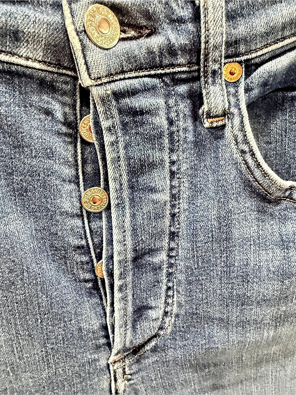 Citizens of Humanity Jolene High Rise Straight Crop Jeans Skinny Jeans Blue - Picture 8 of 10